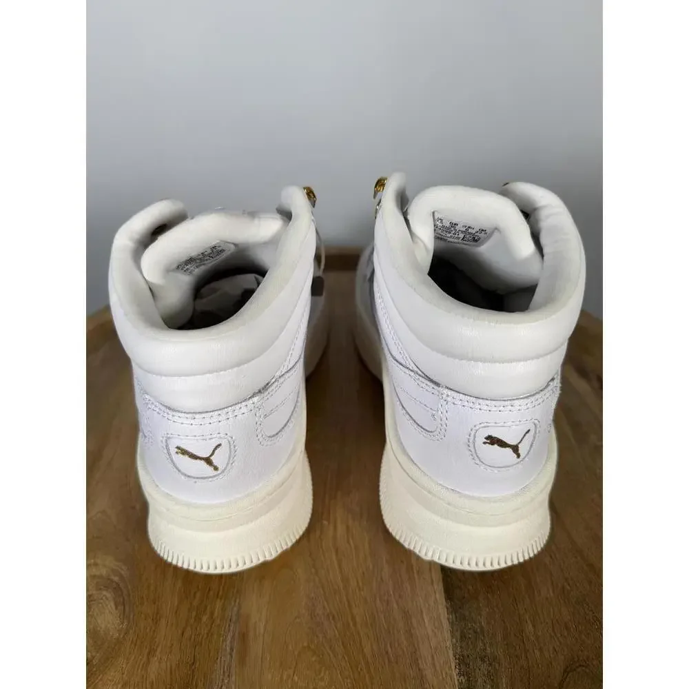 NWB Puma Deva Boot Women's White Lifestyle Sneakers Shoes Size 6 - Picture 3 of 10